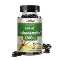 Ashwagandha Capsules 1200 Mg - Stress Mood Formula, Energy and Focus Booster, 120 Vegetarian Capsules